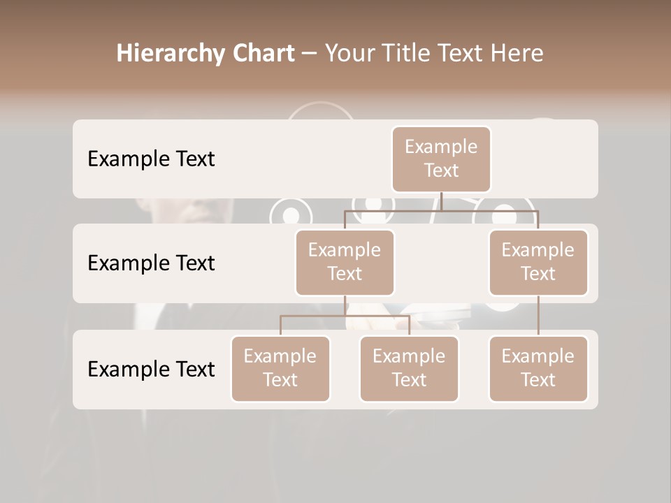 Caucasian Medium Black PowerPoint Template