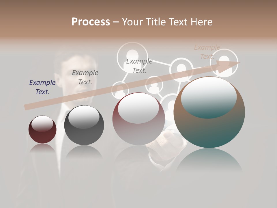 Caucasian Medium Black PowerPoint Template