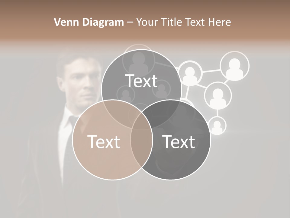 Caucasian Medium Black PowerPoint Template