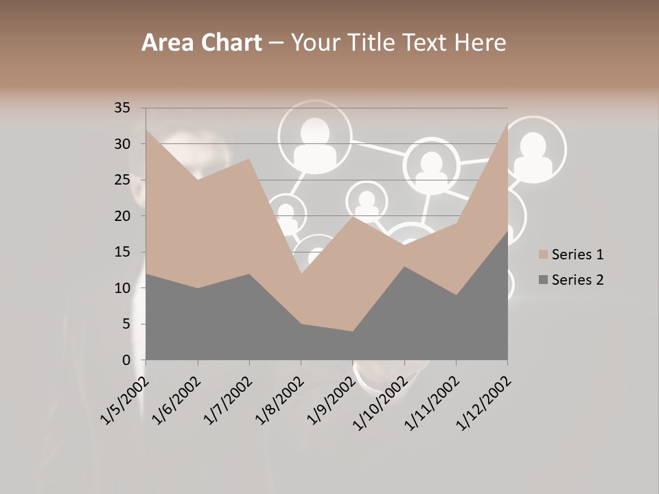 Caucasian Medium Black PowerPoint Template