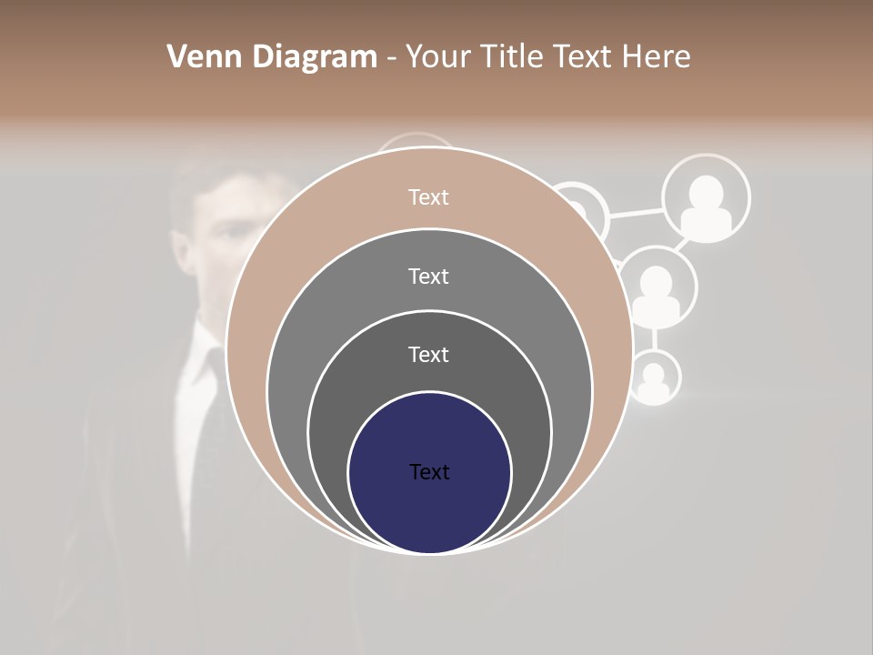 Caucasian Medium Black PowerPoint Template