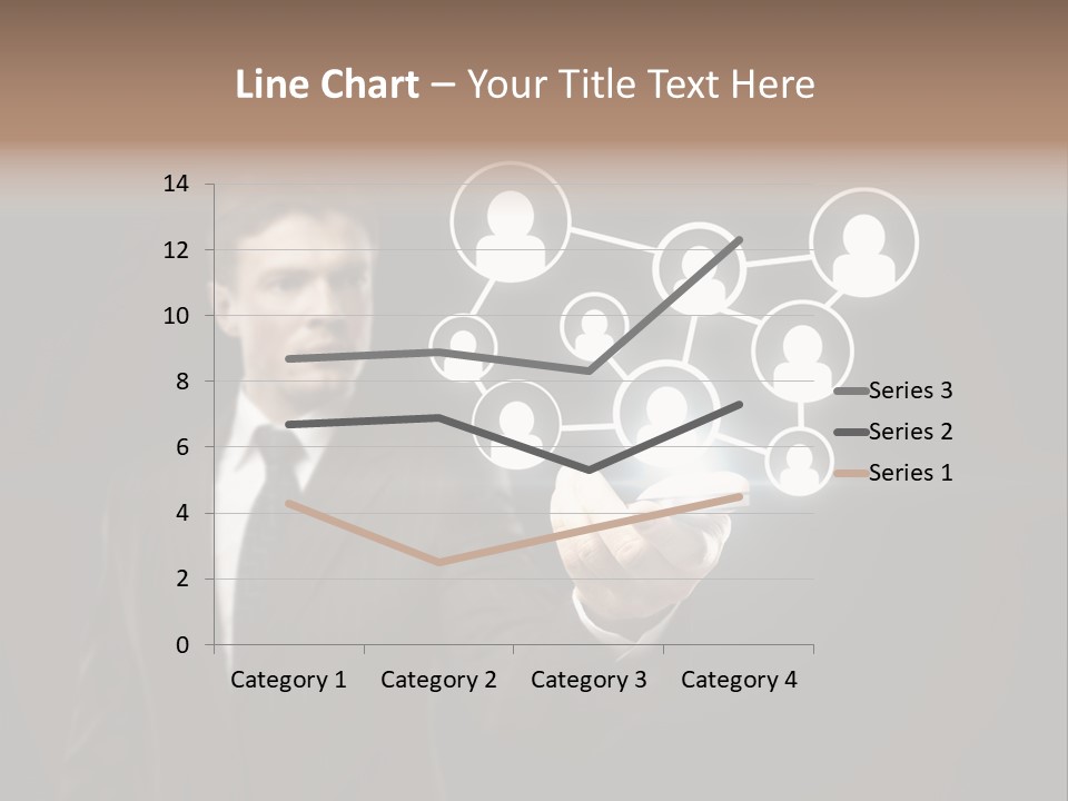 Caucasian Medium Black PowerPoint Template