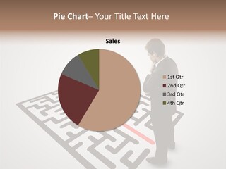 Maze People Labyrinth PowerPoint Template