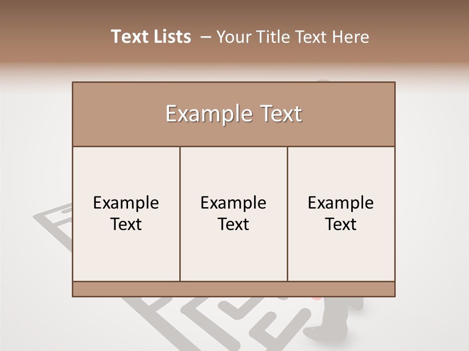 Maze People Labyrinth PowerPoint Template