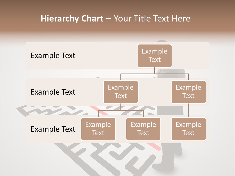 Maze People Labyrinth PowerPoint Template