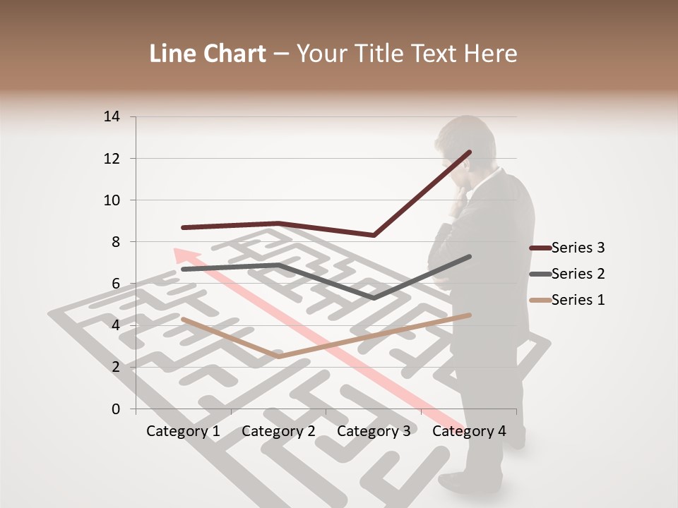 Maze People Labyrinth PowerPoint Template