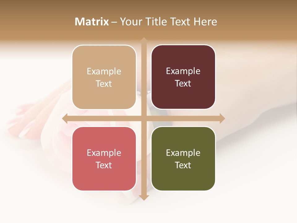 Finger Isolated Beautiful PowerPoint Template