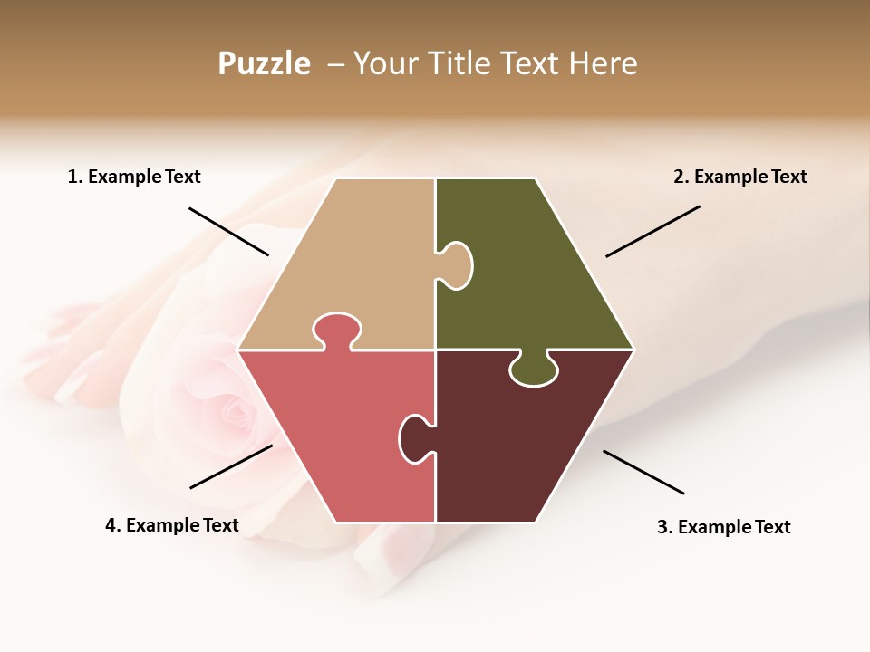 Finger Isolated Beautiful PowerPoint Template