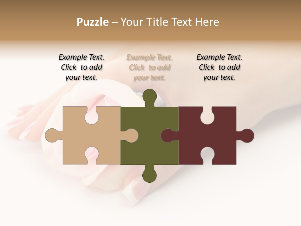 Finger Isolated Beautiful PowerPoint Template