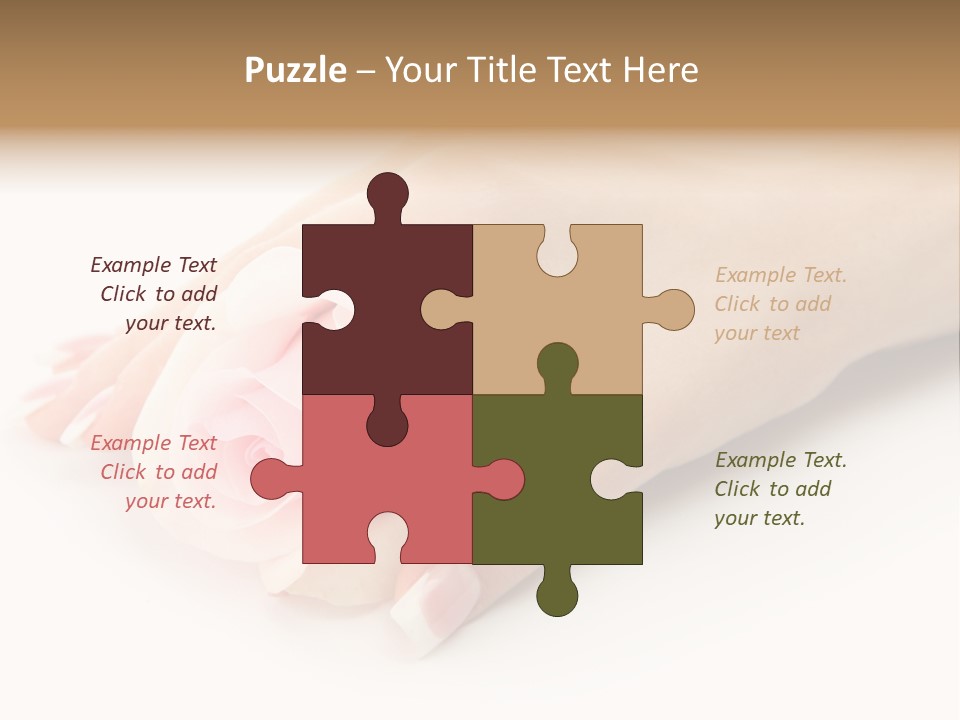 Finger Isolated Beautiful PowerPoint Template
