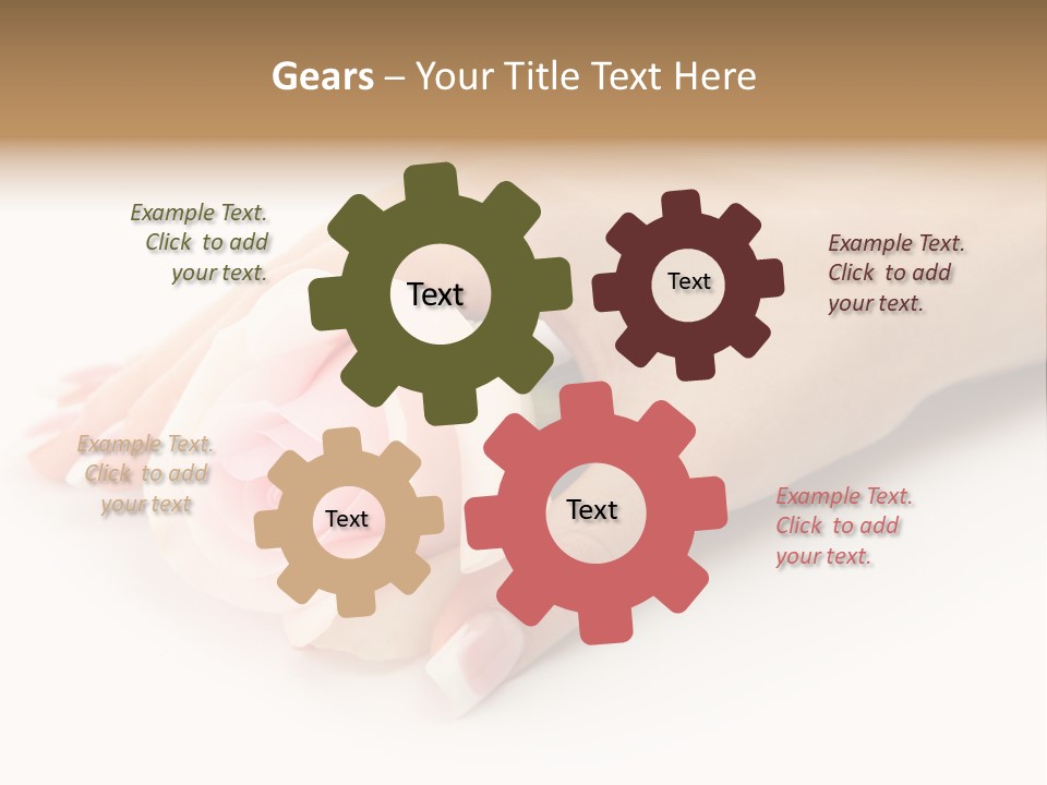 Finger Isolated Beautiful PowerPoint Template