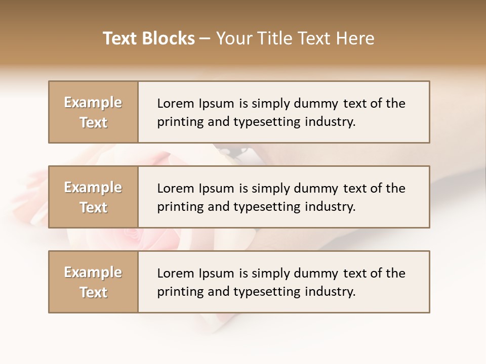 Finger Isolated Beautiful PowerPoint Template