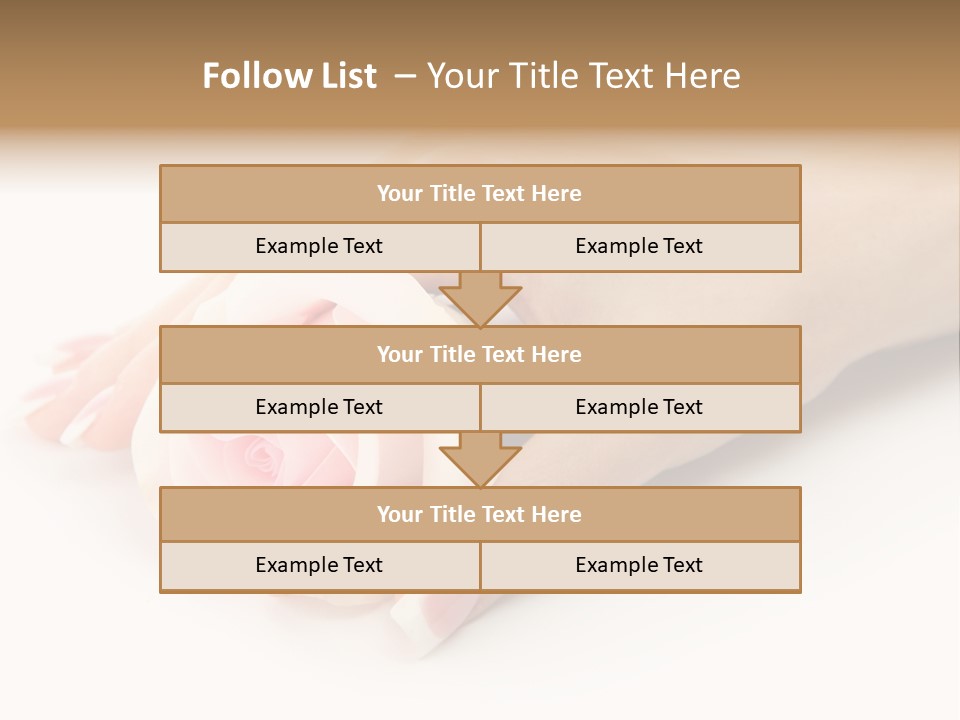 Finger Isolated Beautiful PowerPoint Template