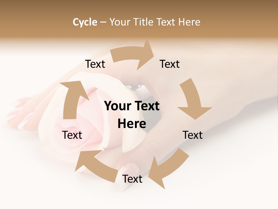 Finger Isolated Beautiful PowerPoint Template