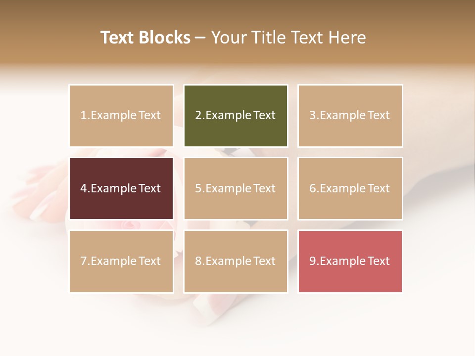 Finger Isolated Beautiful PowerPoint Template