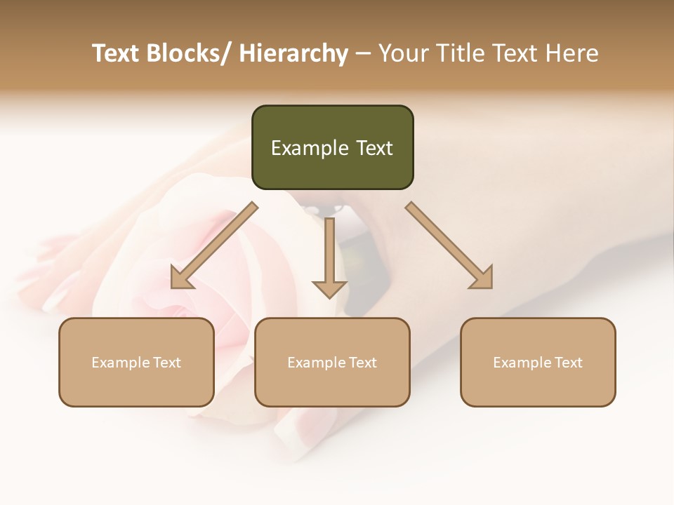 Finger Isolated Beautiful PowerPoint Template