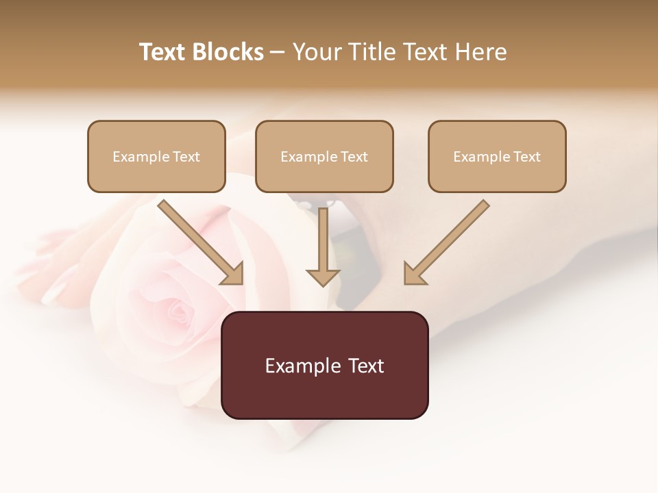Finger Isolated Beautiful PowerPoint Template