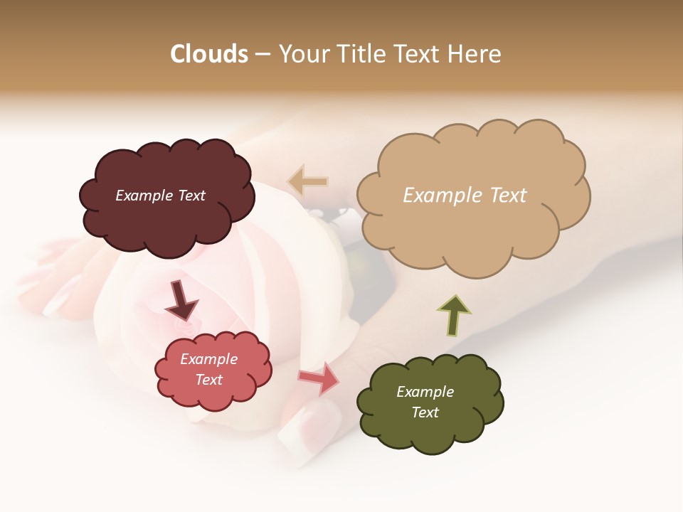 Finger Isolated Beautiful PowerPoint Template