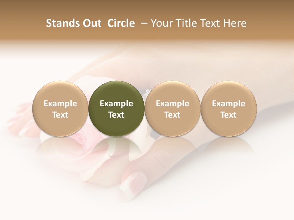 Finger Isolated Beautiful PowerPoint Template
