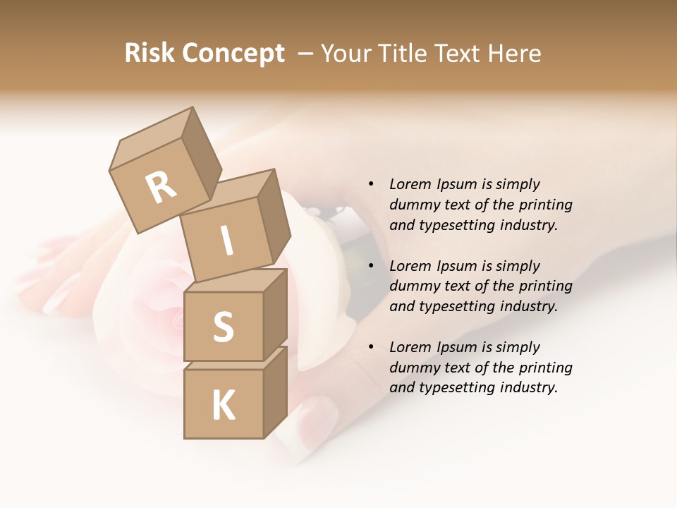 Finger Isolated Beautiful PowerPoint Template