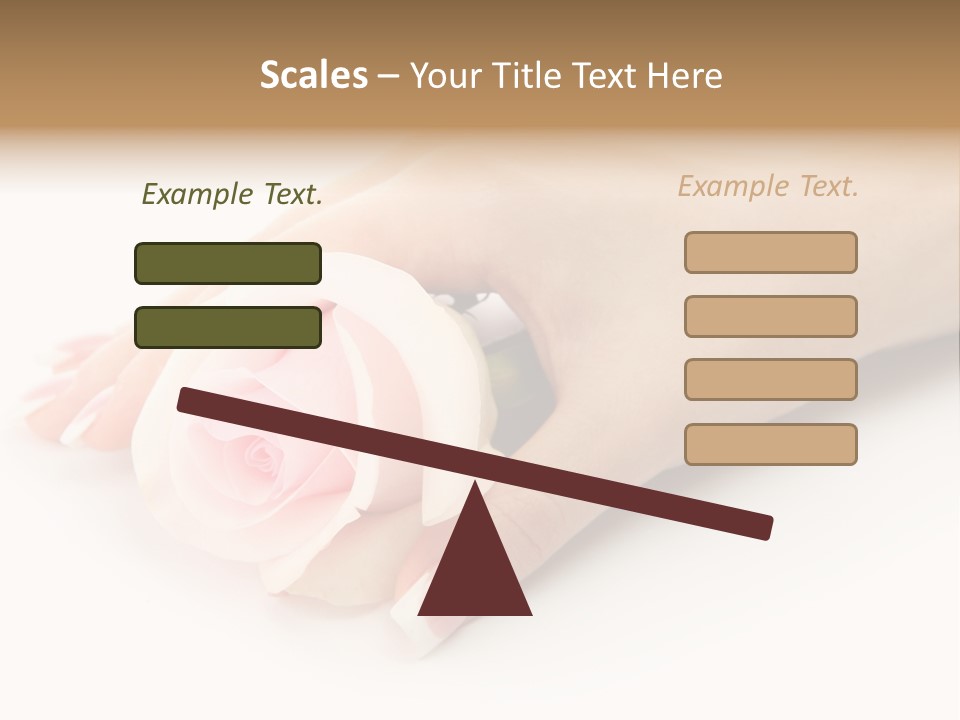 Finger Isolated Beautiful PowerPoint Template