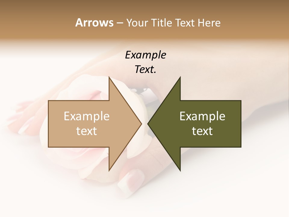 Finger Isolated Beautiful PowerPoint Template