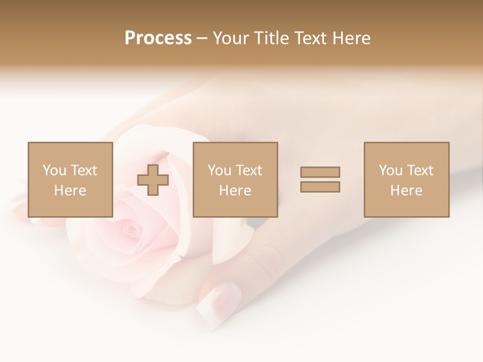 Finger Isolated Beautiful PowerPoint Template