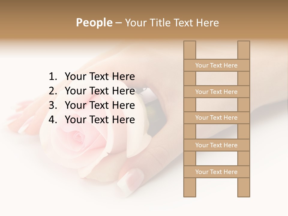 Finger Isolated Beautiful PowerPoint Template