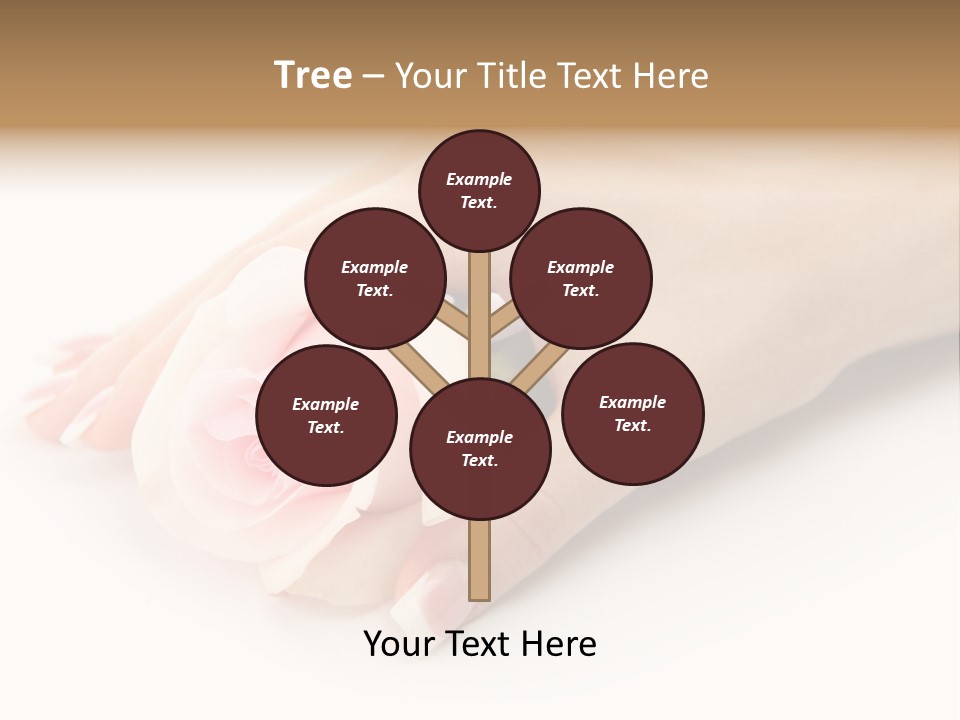 Finger Isolated Beautiful PowerPoint Template