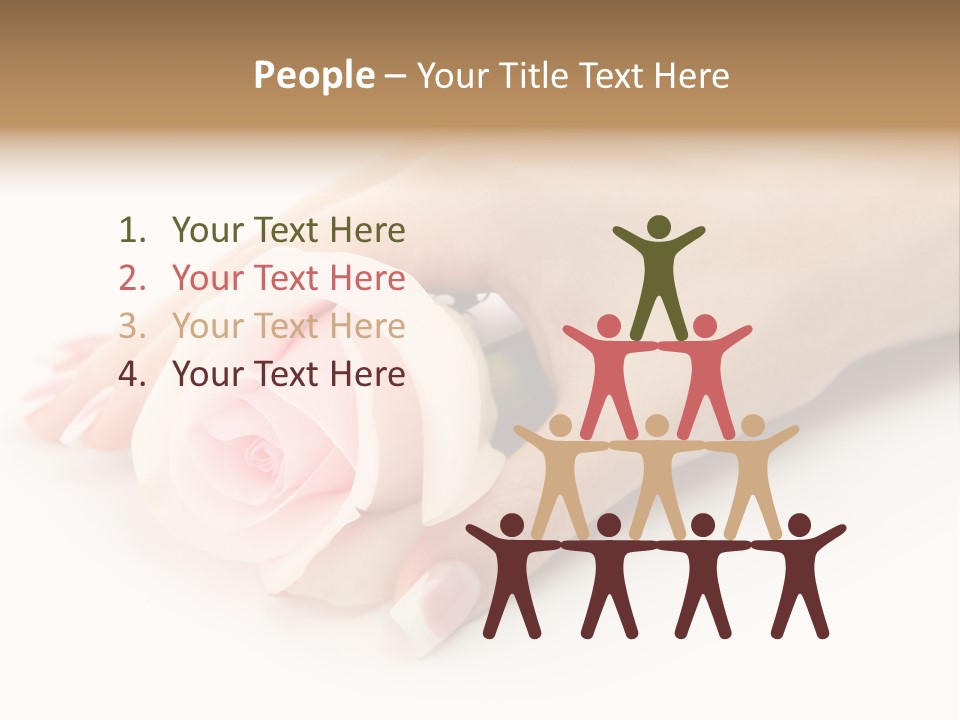 Finger Isolated Beautiful PowerPoint Template