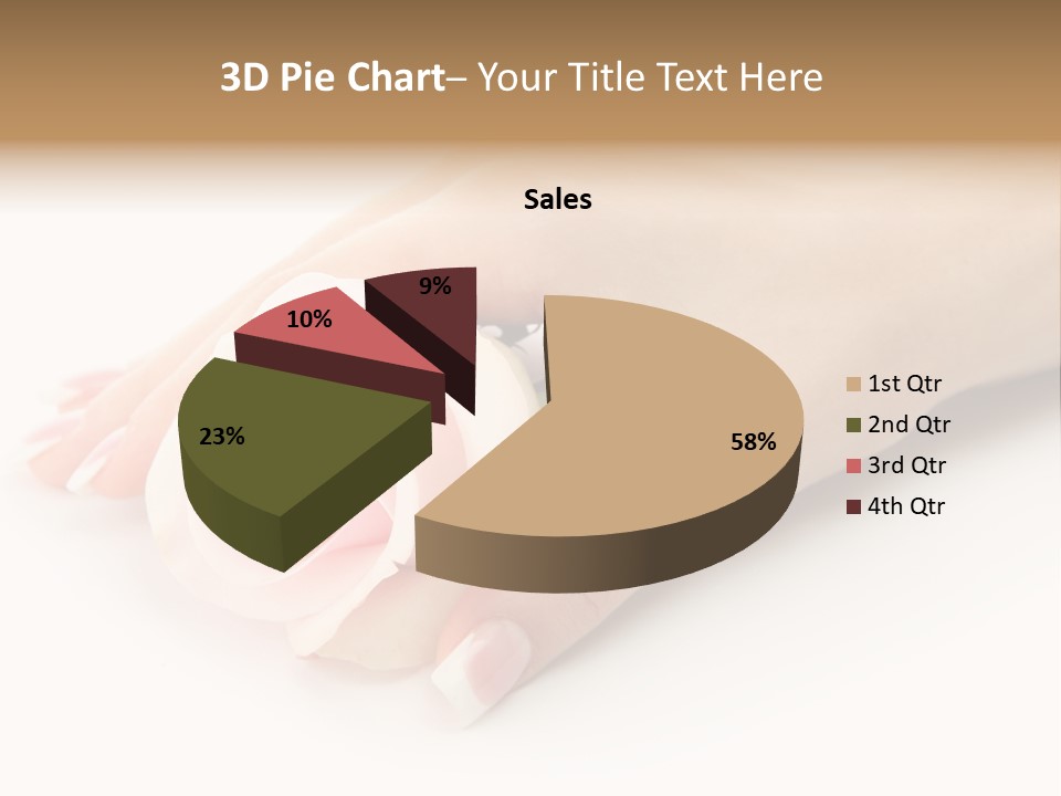 Finger Isolated Beautiful PowerPoint Template