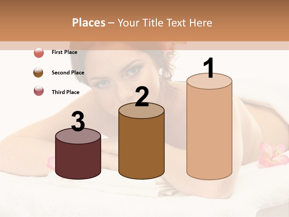 Care Rose White PowerPoint Template