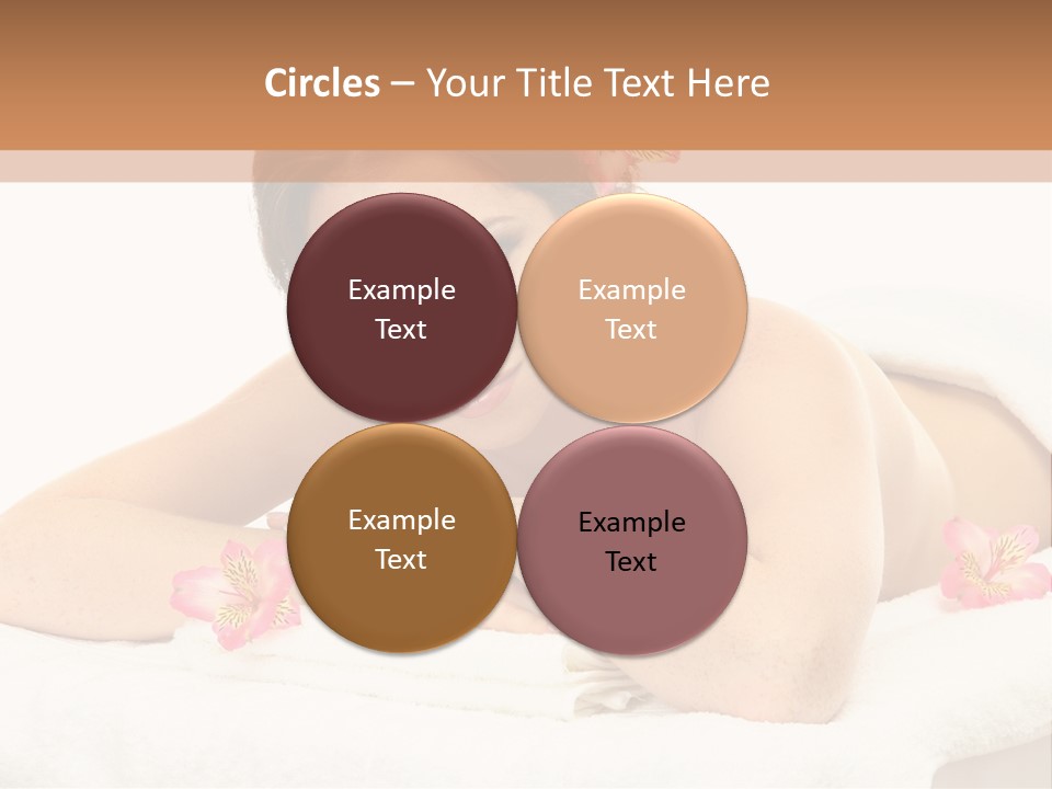Care Rose White PowerPoint Template