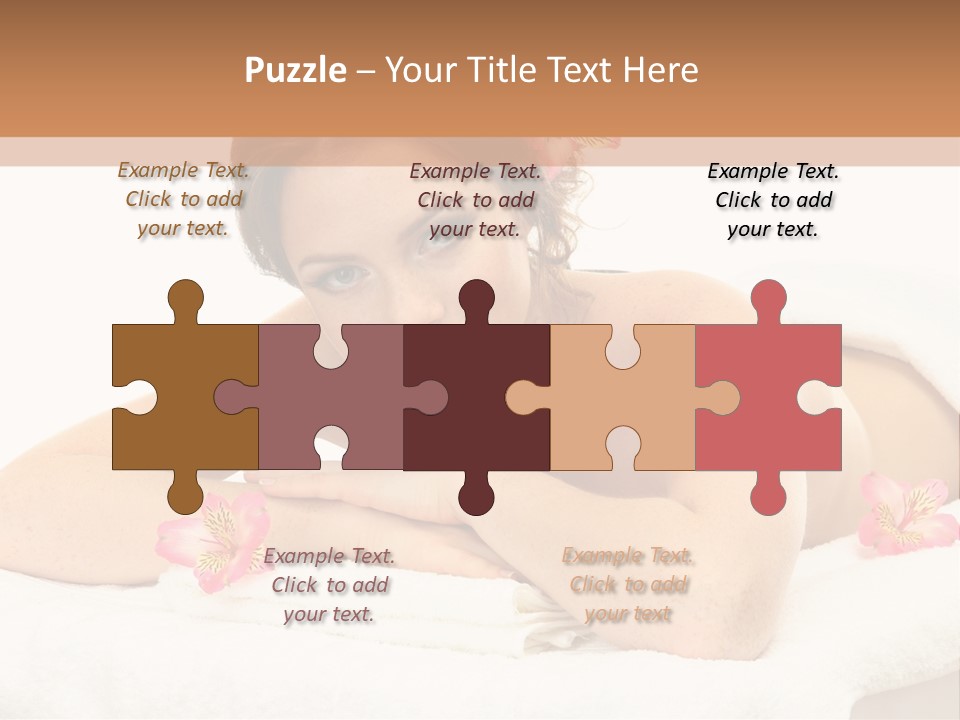 Care Rose White PowerPoint Template