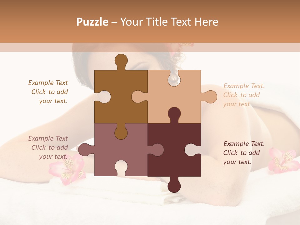 Care Rose White PowerPoint Template
