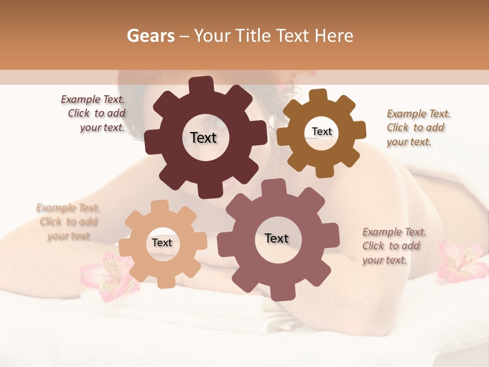Care Rose White PowerPoint Template