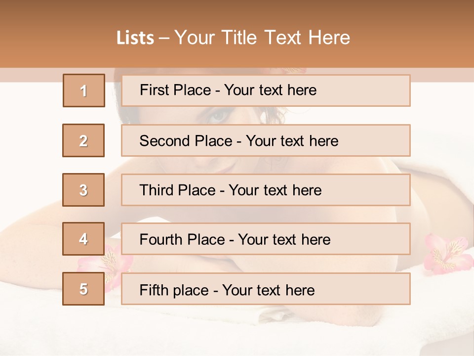 Care Rose White PowerPoint Template