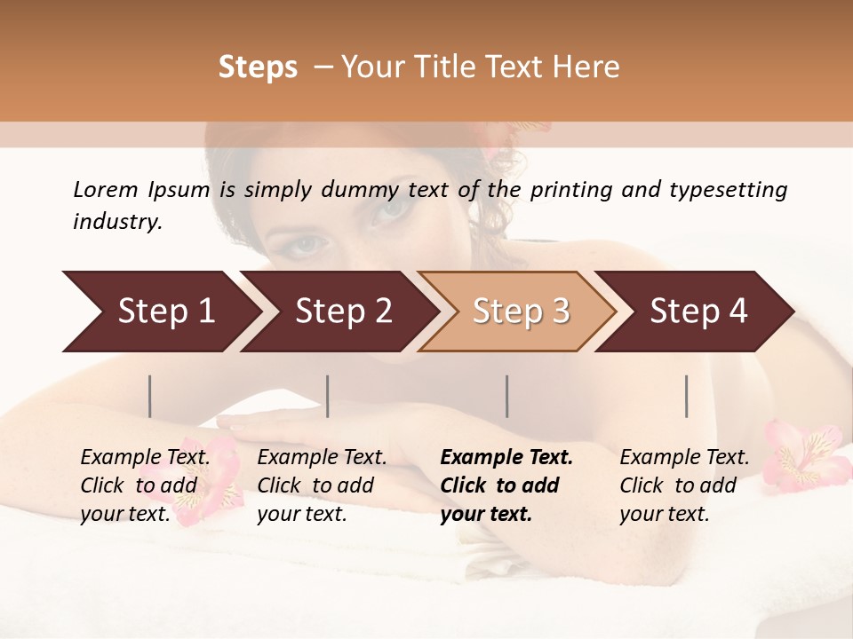 Care Rose White PowerPoint Template