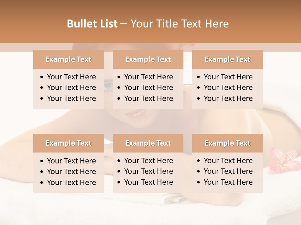 Care Rose White PowerPoint Template