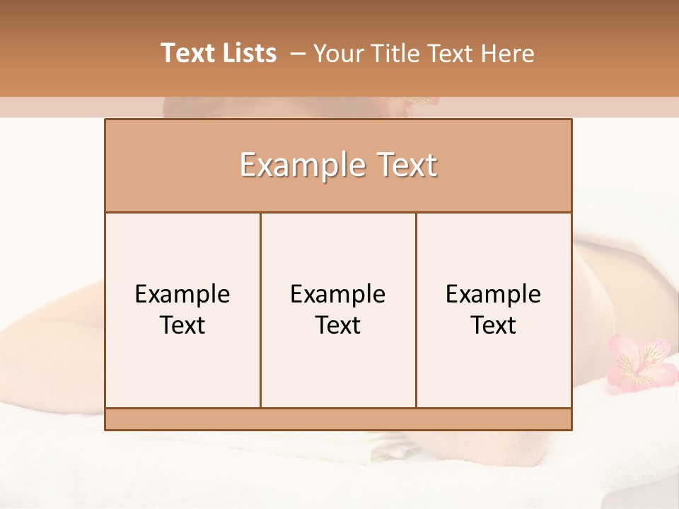 Care Rose White PowerPoint Template