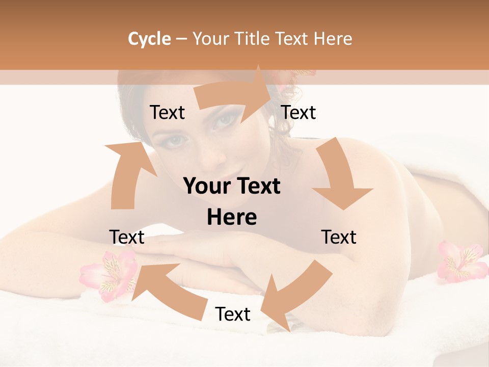 Care Rose White PowerPoint Template
