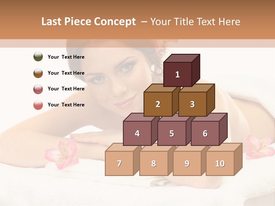 Care Rose White PowerPoint Template