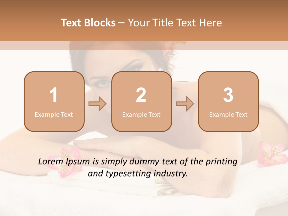 Care Rose White PowerPoint Template