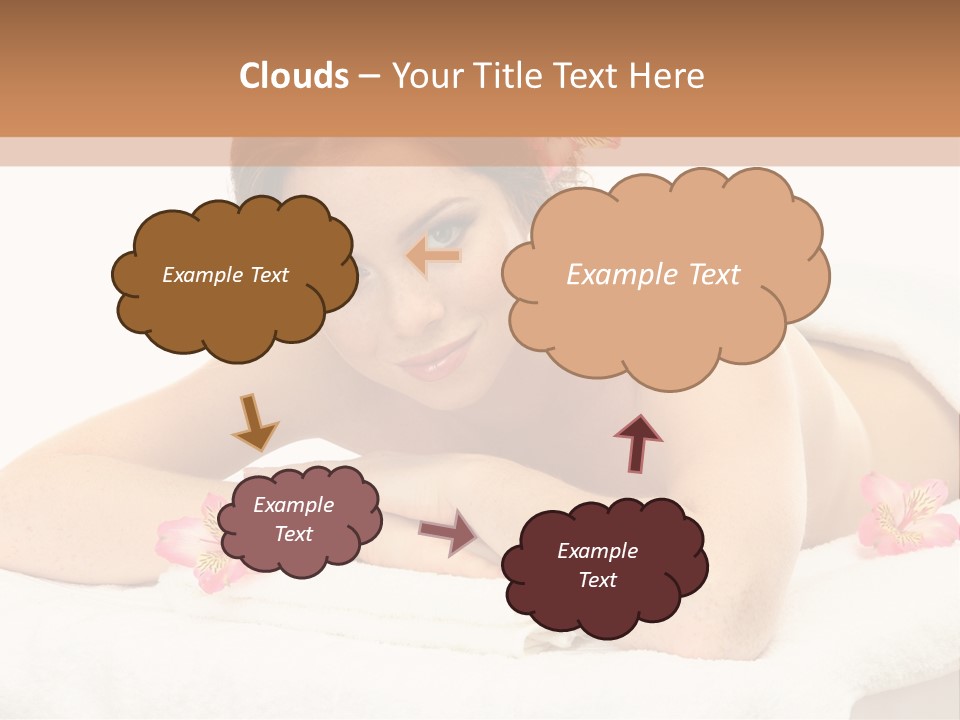 Care Rose White PowerPoint Template