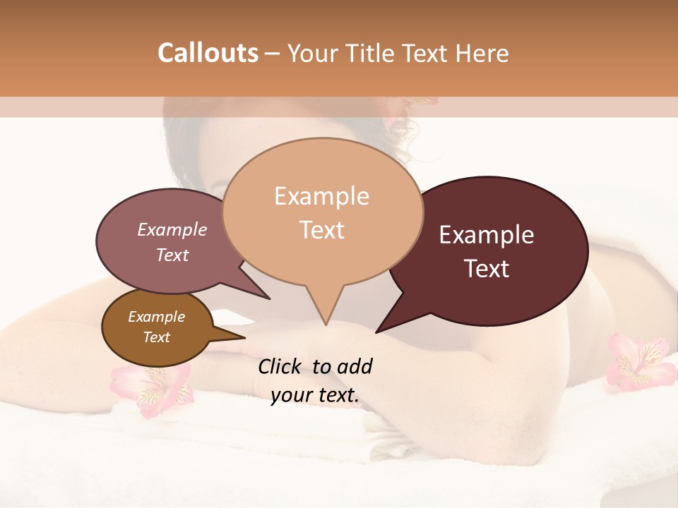 Care Rose White PowerPoint Template