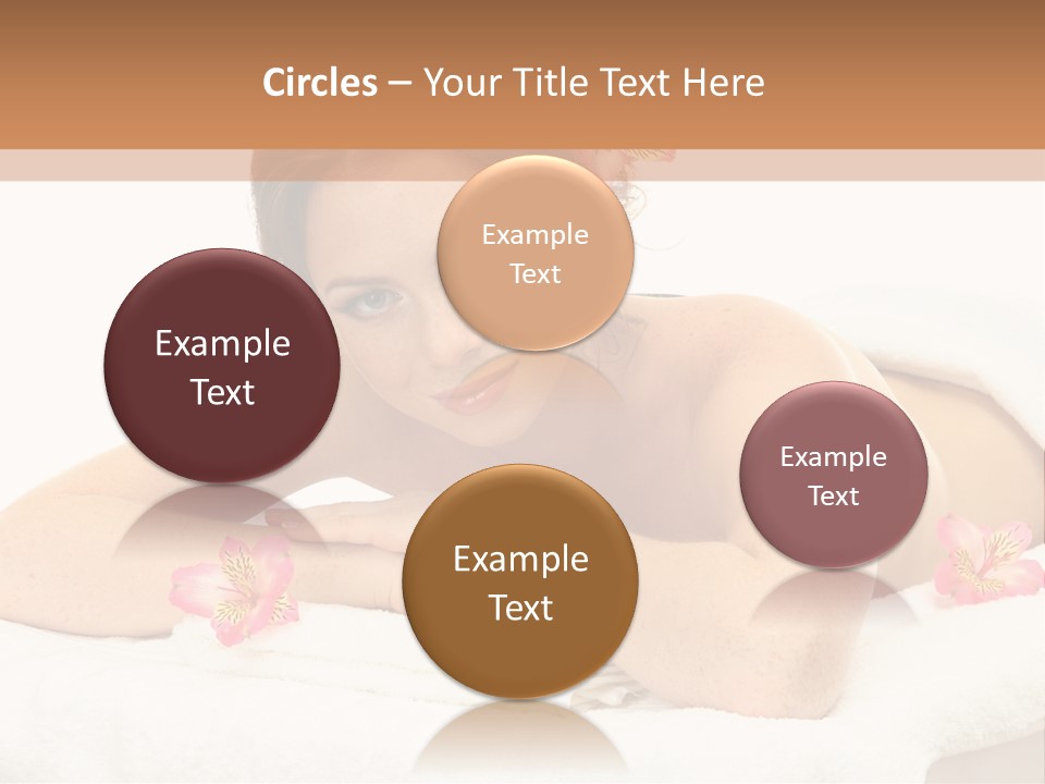 Care Rose White PowerPoint Template