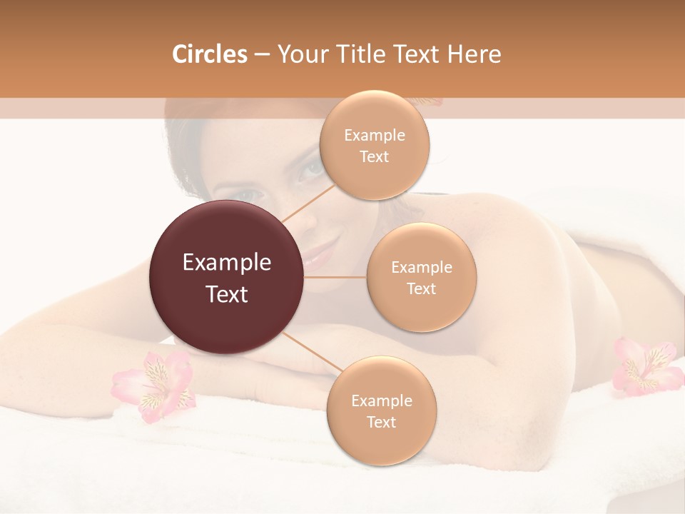 Care Rose White PowerPoint Template