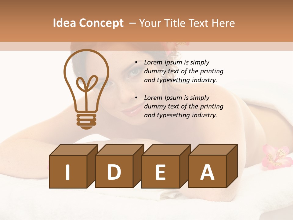 Care Rose White PowerPoint Template