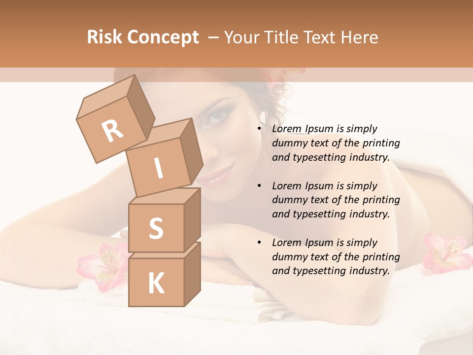 Care Rose White PowerPoint Template