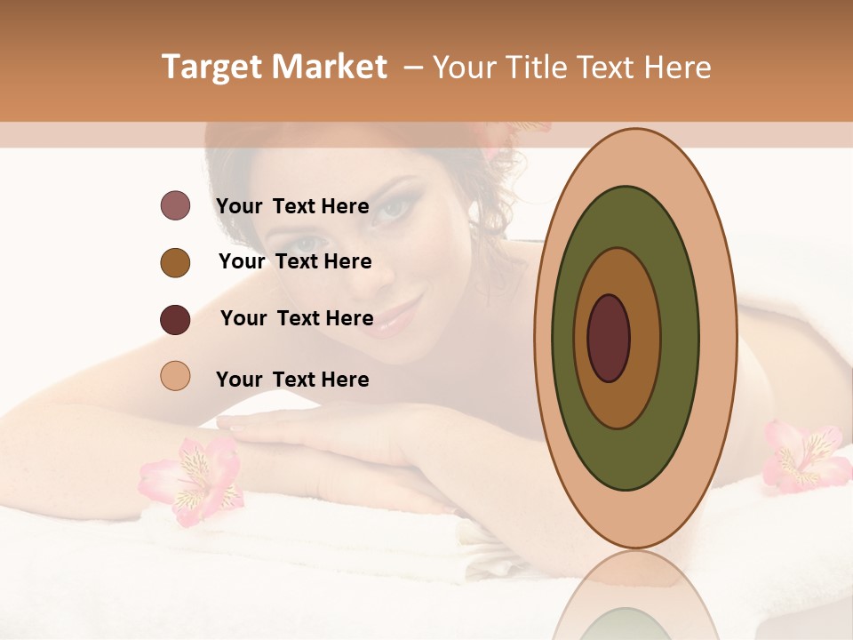 Care Rose White PowerPoint Template